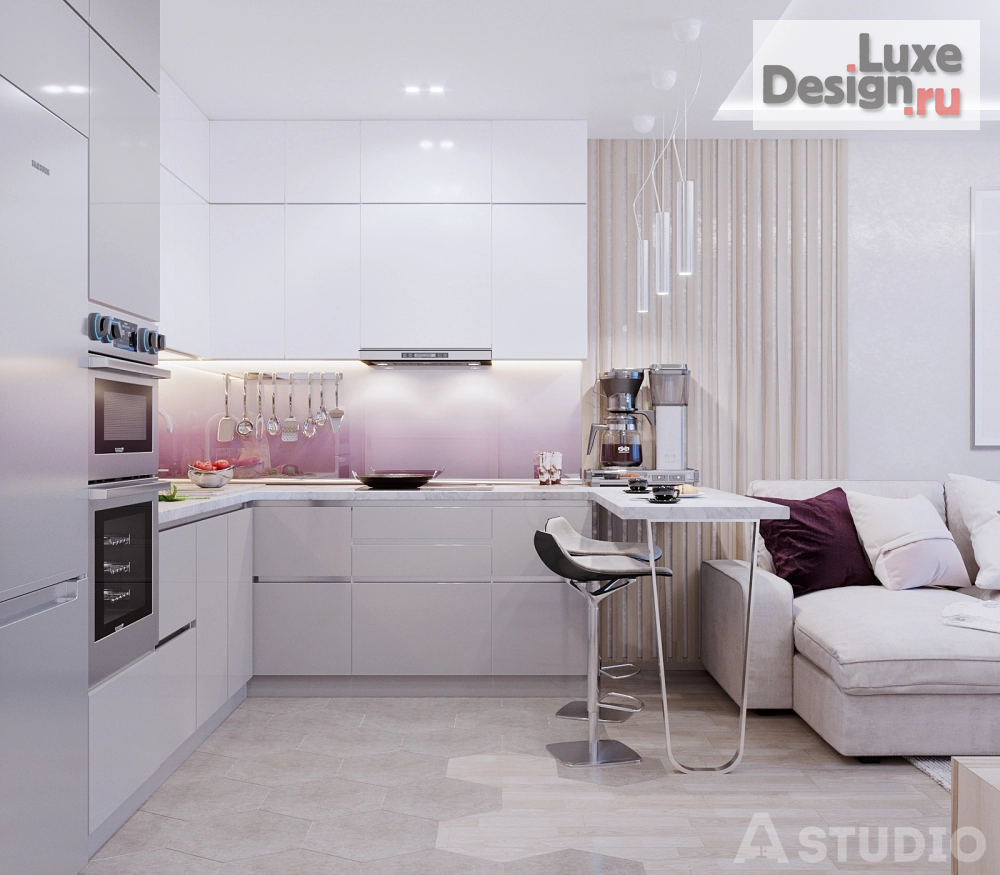 Дизайн интерьера четырехкомнатной квартиры "Квартира на ул. Эмилии Алексеевой, г. Барнаул" (фото 11)