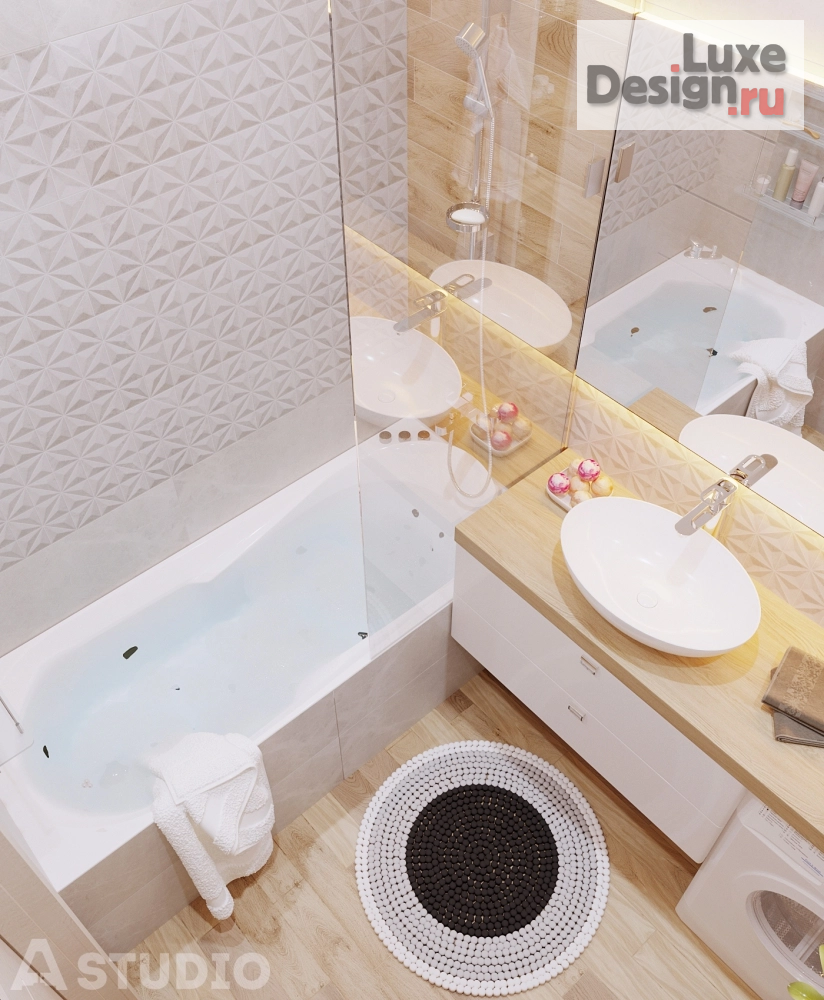 Дизайн интерьера четырехкомнатной квартиры "Квартира на ул. Эмилии Алексеевой, г. Барнаул" (фото 13)