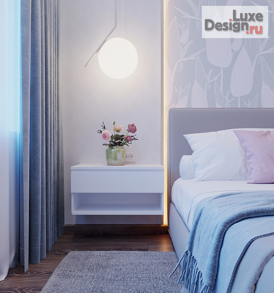 Дизайн интерьера трехкомнатной квартиры "Интерьер квартиры на ул. Приречная, г. Барнаул" (фото 5)