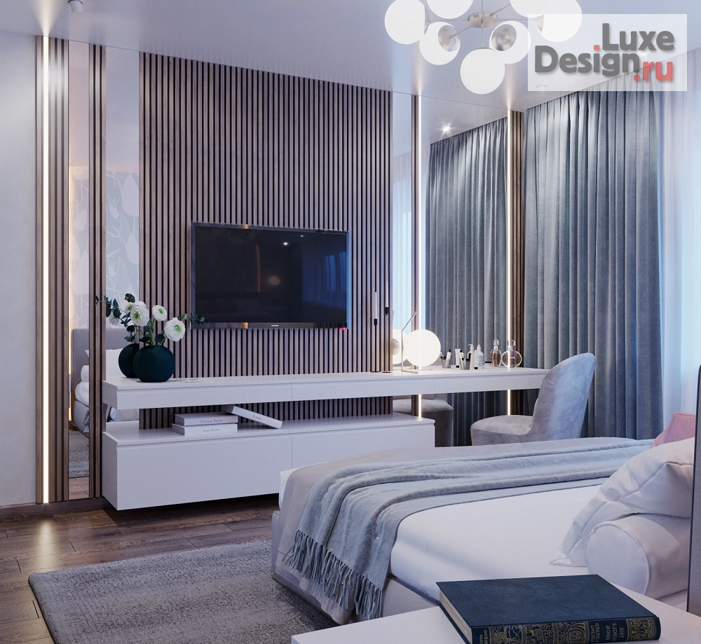 Дизайн интерьера трехкомнатной квартиры "Интерьер квартиры на ул. Приречная, г. Барнаул" (фото 6)