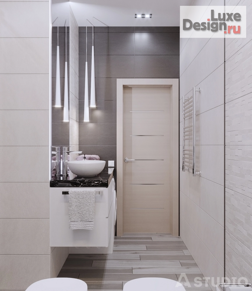 Дизайн интерьера трехкомнатной квартиры "Квартира в г. Барнаул" (фото 6)