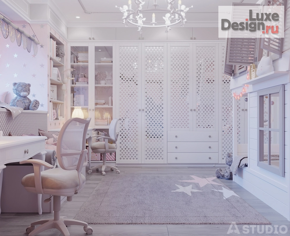 Дизайн интерьера трехкомнатной квартиры "Интерьер квартиры в классическом стиле, г. Барнаул" (фото 7)