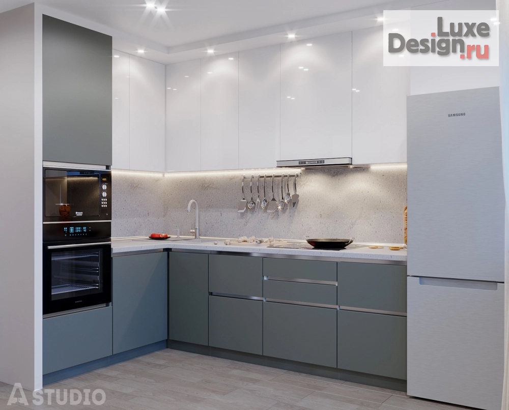 Дизайн интерьера трехкомнатной квартиры "Дизайн-проект квартиры на Павловском тракте, г. Барнаул" (фото 7)