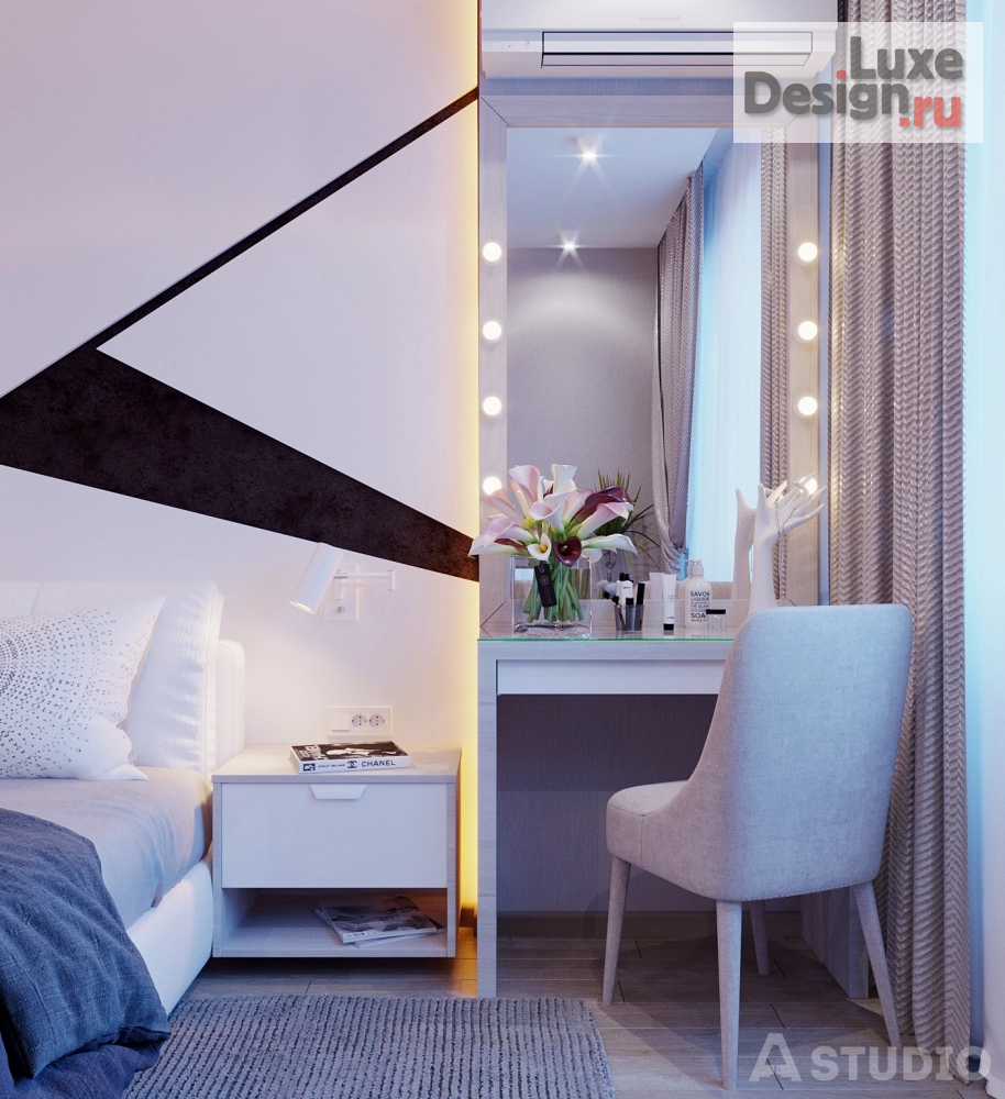 Дизайн интерьера четырехкомнатной квартиры "Квартира в современном стиле для молодой семьи, г. Барнаул" (фото 8)