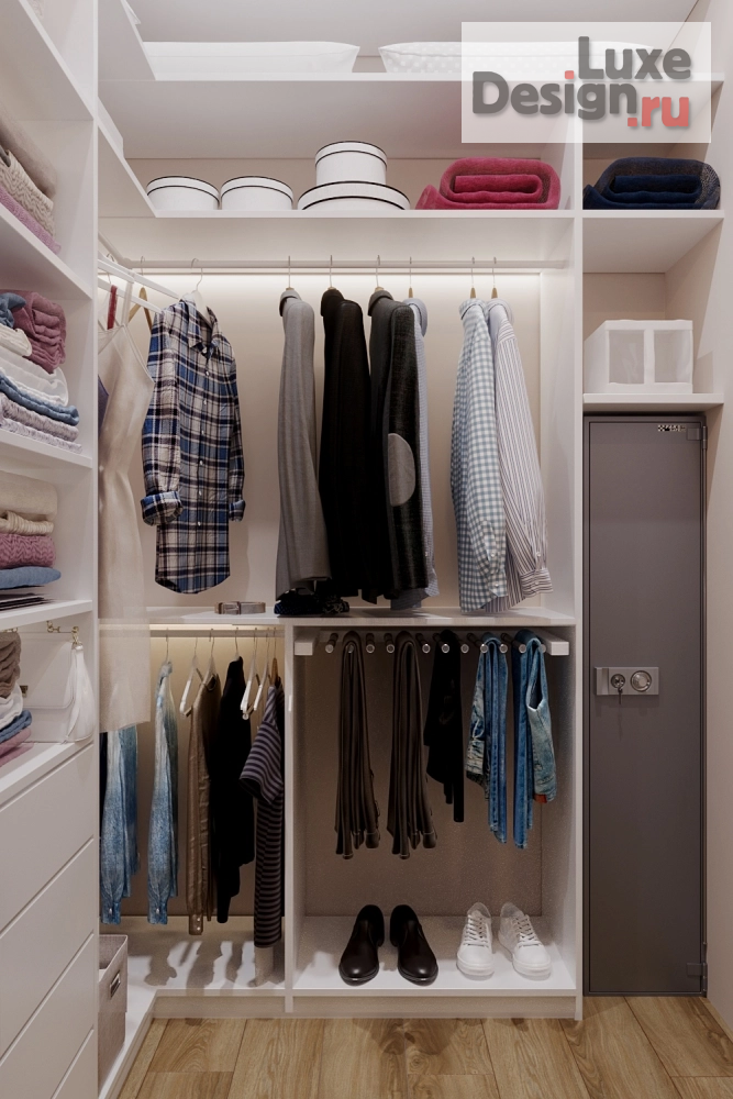 Дизайн интерьера четырехкомнатной квартиры "Квартира для молодой семьи в ЖК "Две эпохи"" (фото 28)