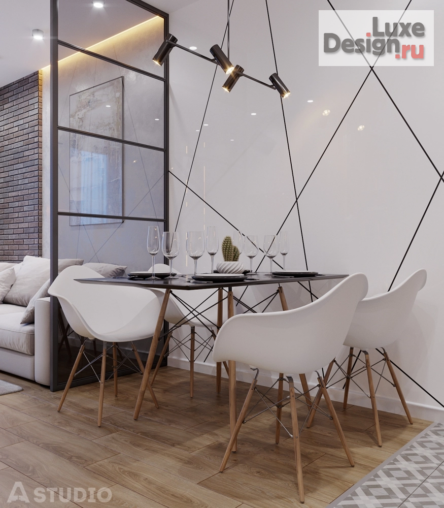 Дизайн интерьера четырехкомнатной квартиры "Квартира для молодой семьи в ЖК "Две эпохи"" (фото 2)