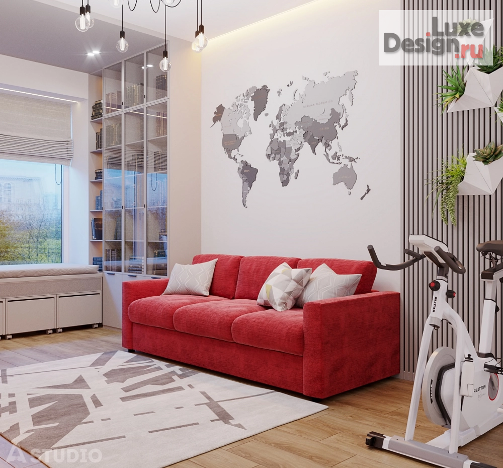 Дизайн интерьера четырехкомнатной квартиры "Квартира для молодой семьи в ЖК "Две эпохи"" (фото 14)