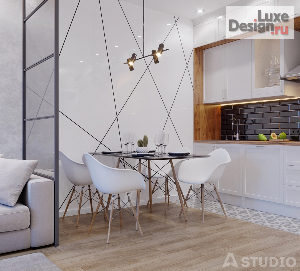 Дизайн интерьера четырехкомнатной квартиры "Квартира для молодой семьи в ЖК "Две эпохи"" (фото 4)