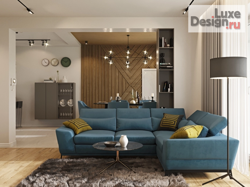 Дизайн интерьера загородного дома "" Времена года"  Проект загородного жилого дома с мансардой, подвалом и гаражом. 240 кв.м." (фото 1)