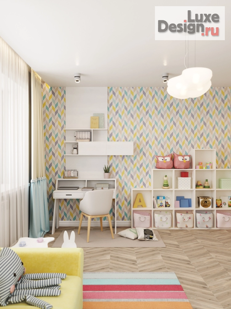 Дизайн интерьера спальни "Детские комнаты" (фото 4)