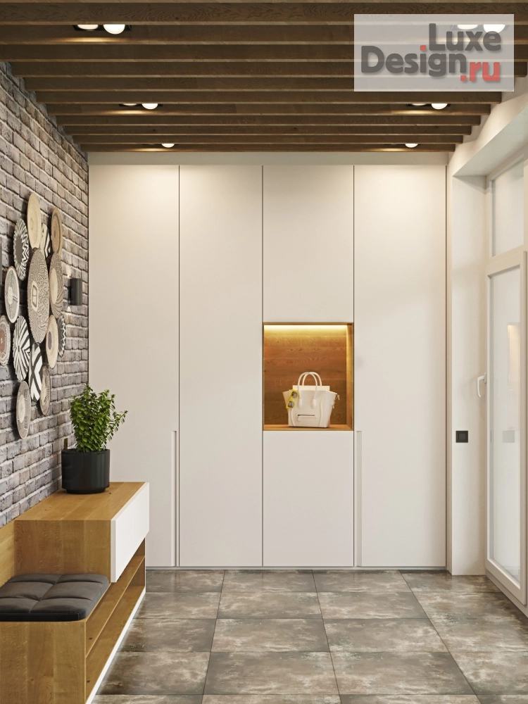 Дизайн интерьера загородного дома "" Времена года"  Проект загородного жилого дома с мансардой, подвалом и гаражом. 240 кв.м." (фото 7)