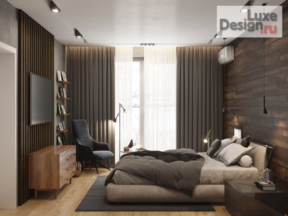 Дизайн интерьера загородного дома "" Времена года"  Проект загородного жилого дома с мансардой, подвалом и гаражом. 240 кв.м." (фото 4)