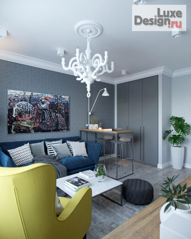 Дизайн интерьера гостиной "Проект интерьера гостиной" (фото 1)