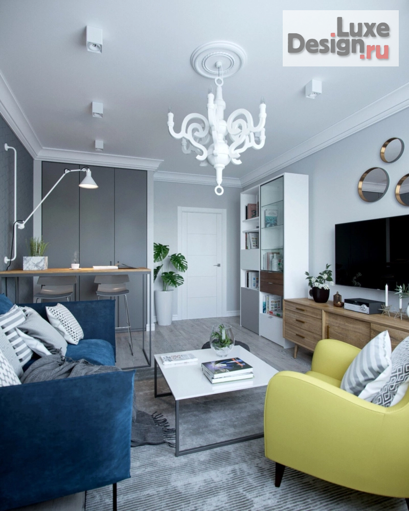 Дизайн интерьера гостиной "Проект интерьера гостиной" (фото 3)