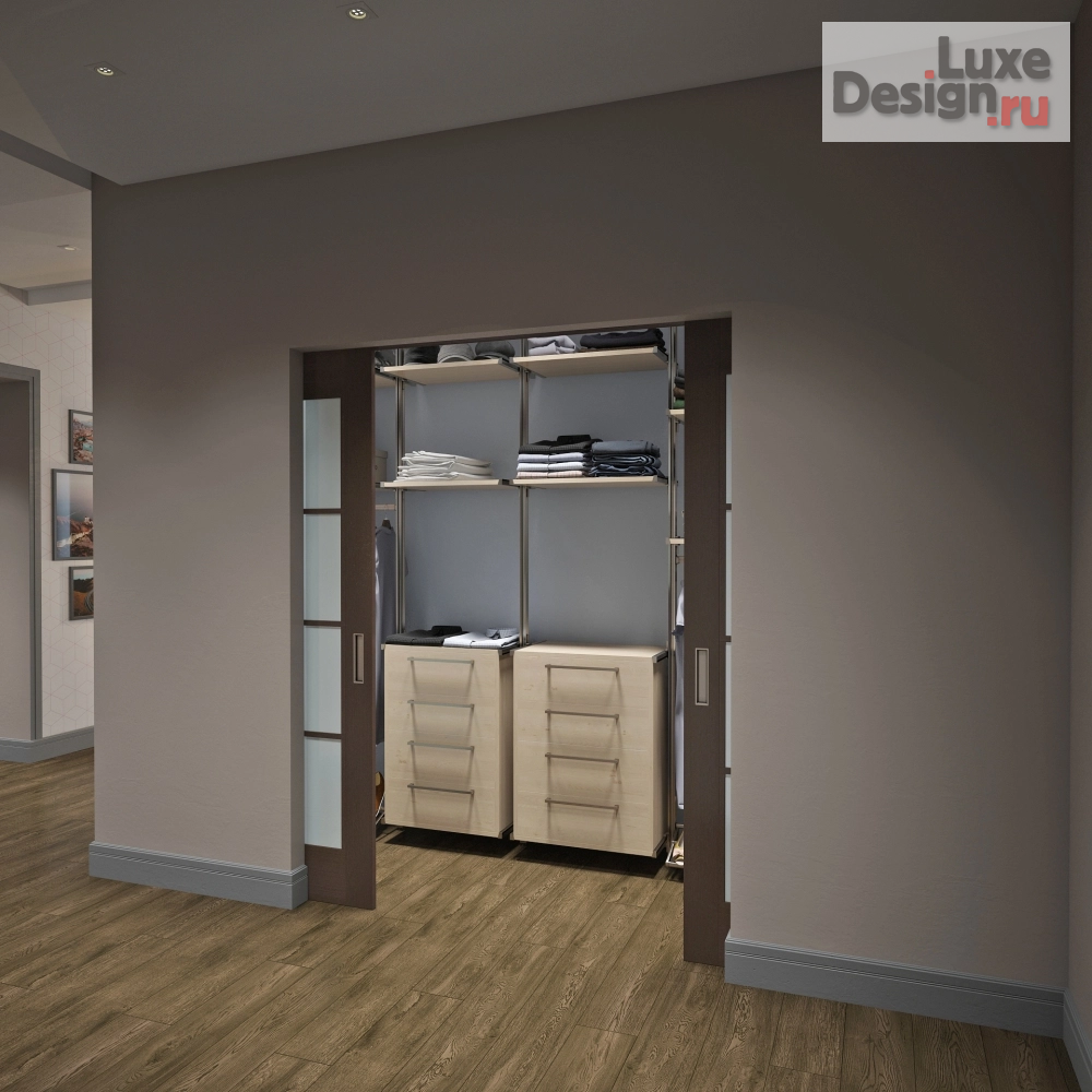 дизайн интерьера гардеробной "Интерьер в современном стиле" (фото 4)