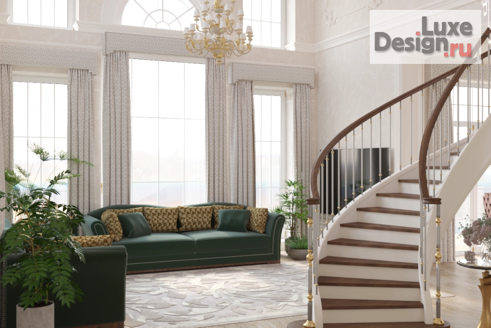 Дизайн интерьера коттеджа "Дом мечты в лесу" (фото 2)