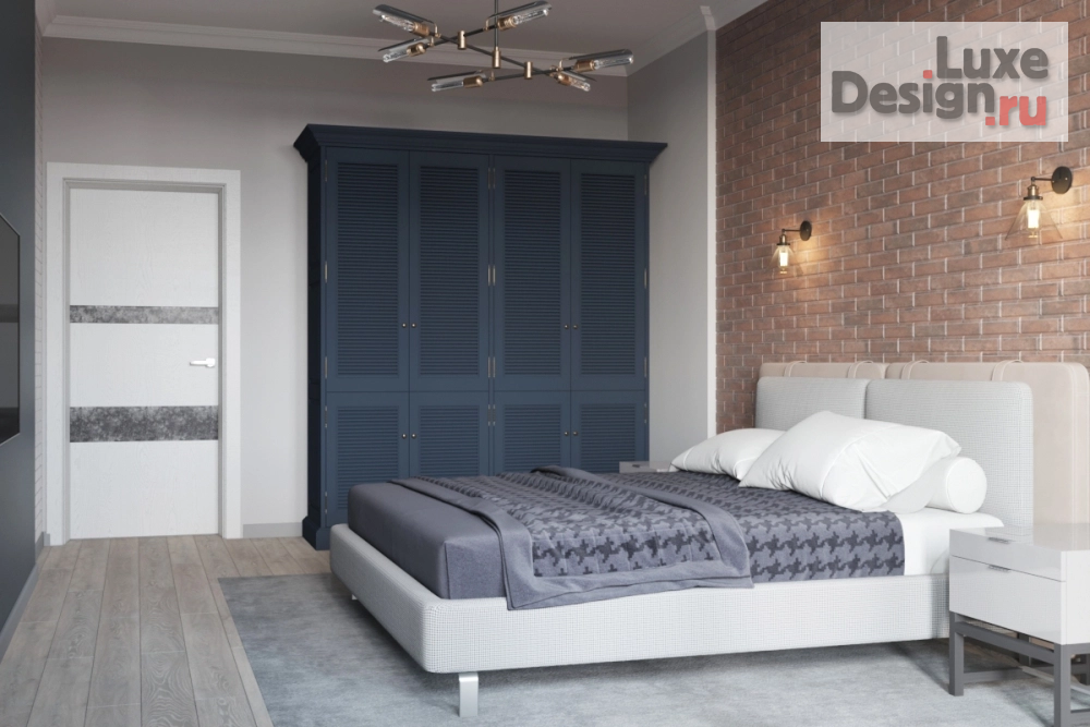 Дизайн интерьера спальни "Спальня лофт" (фото 2)