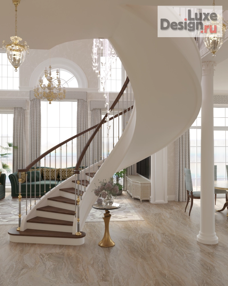 Дизайн интерьера коттеджа "Дом мечты в лесу" (фото 4)