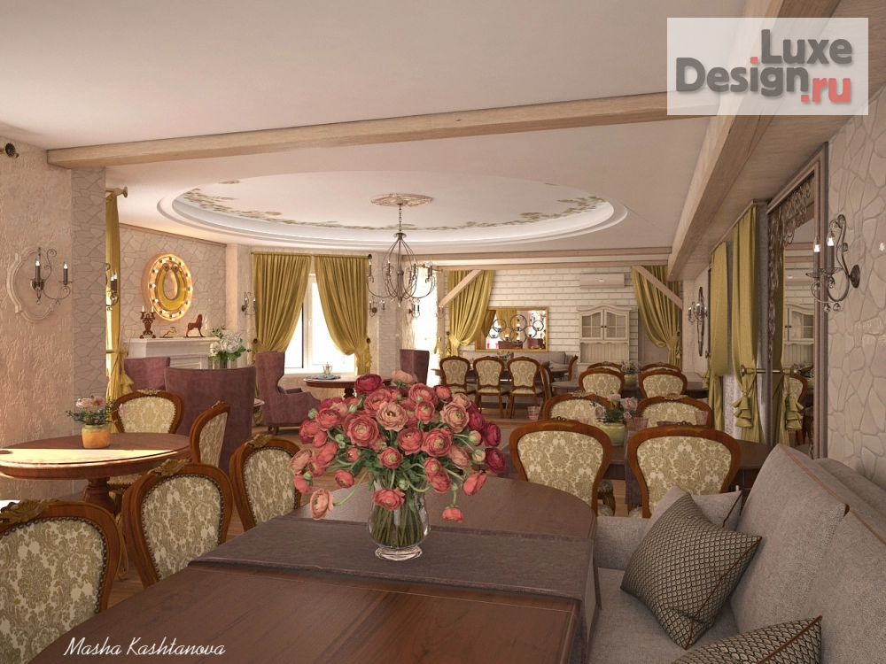 Дизайн интерьера ресторана "Ресторан" (фото 6)