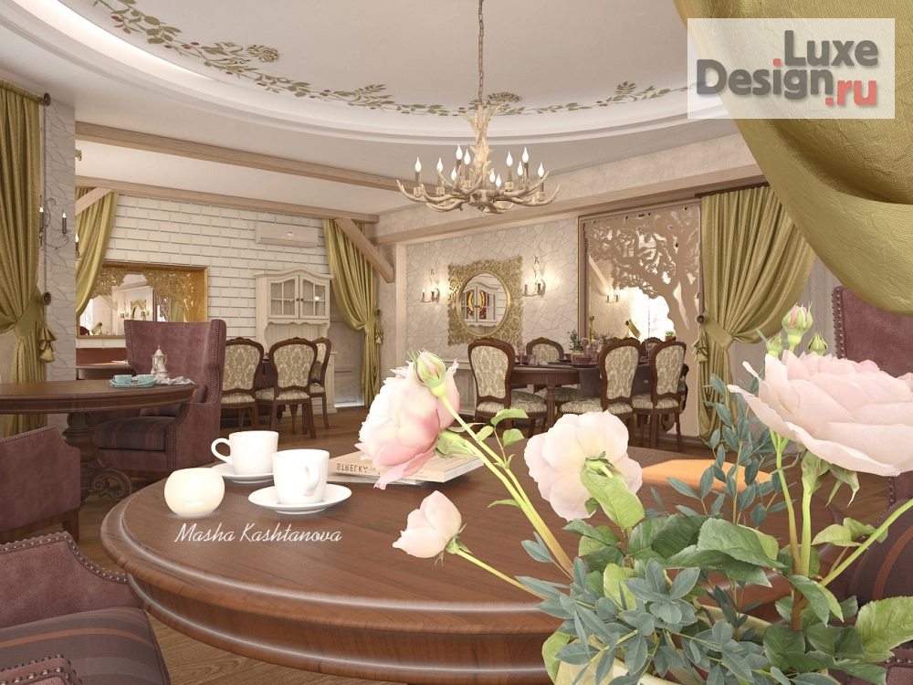 Дизайн интерьера ресторана "Ресторан" (фото 2)