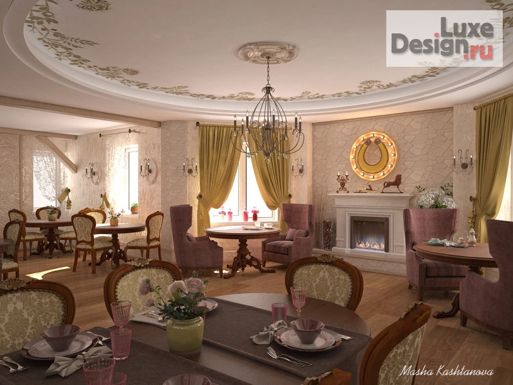 Дизайн интерьера ресторана "Ресторан" (фото 4)