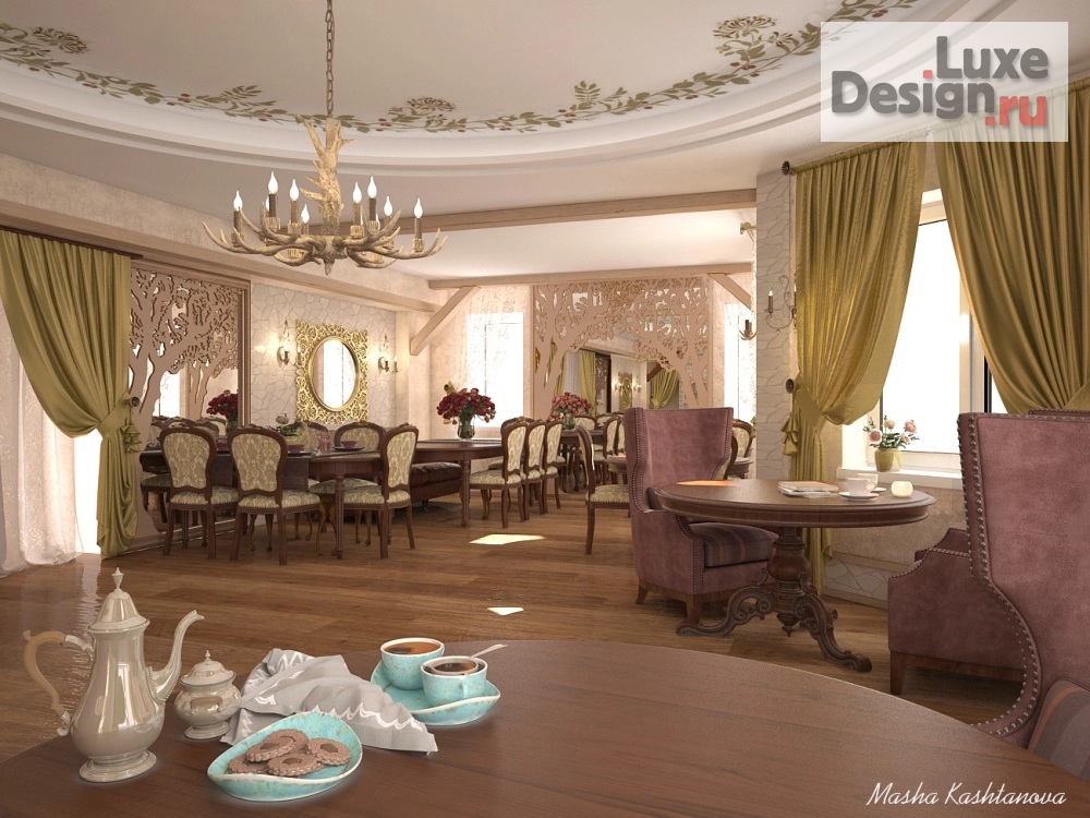 Дизайн интерьера ресторана "Ресторан" (фото 1)