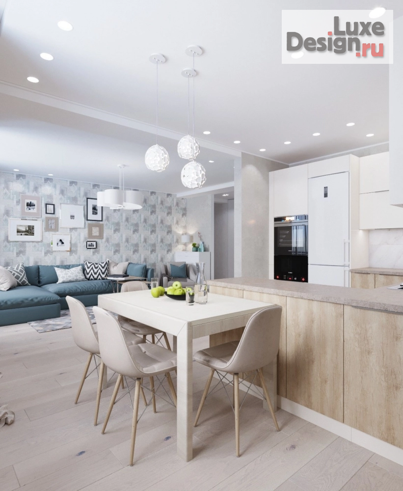 Дизайн интерьера трехкомнатной квартиры "Квартира на Взлетной" (фото 8)