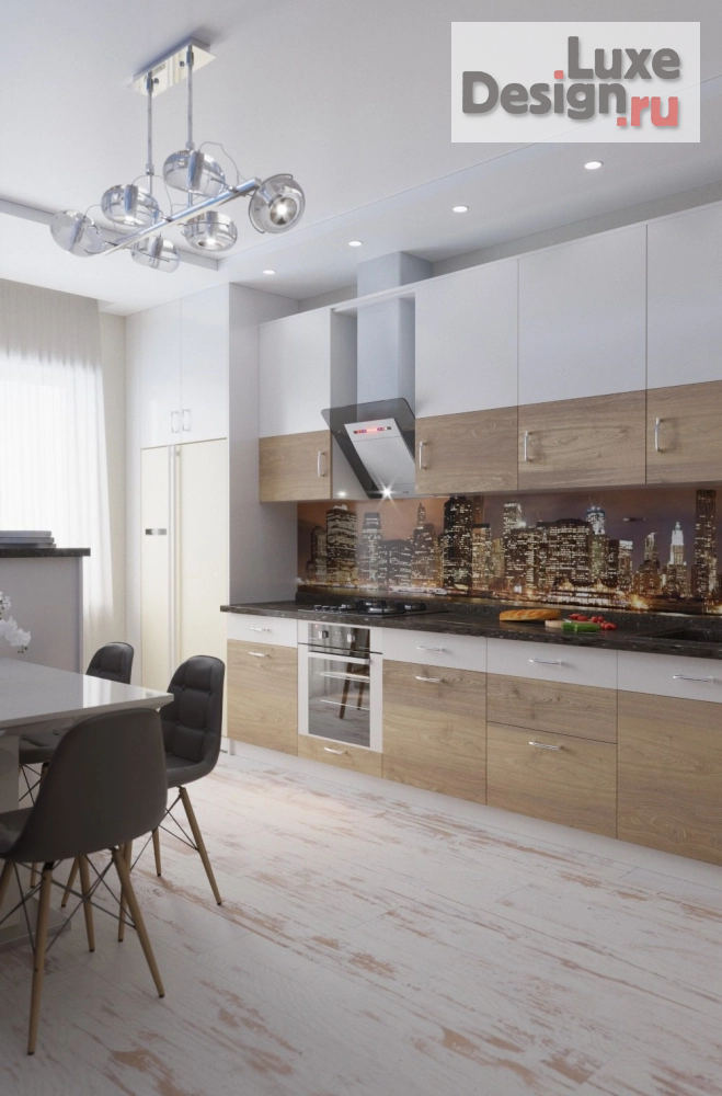 Дизайн интерьера трехкомнатной квартиры "Квартира на Власихинской в современном стиле" (фото 6)