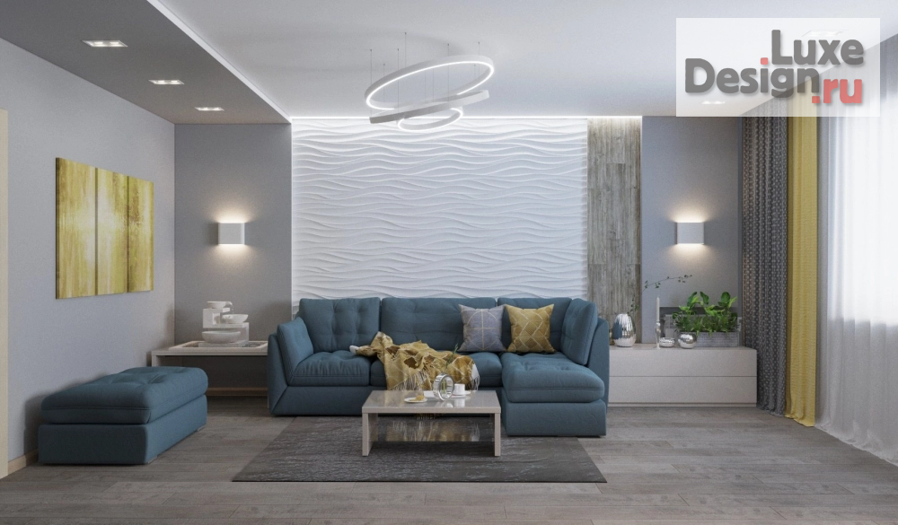 Дизайн интерьера трехкомнатной квартиры "Квартира на Власихинской в современном стиле" (фото 2)