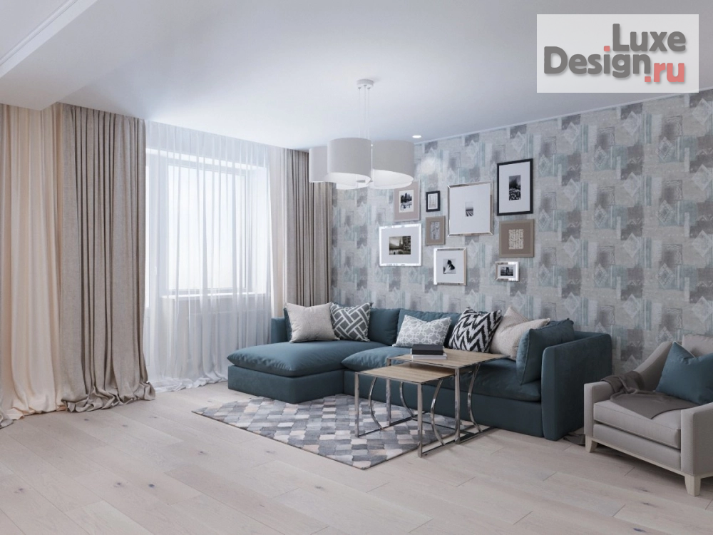 Дизайн интерьера трехкомнатной квартиры "Квартира на Взлетной" (фото 7)