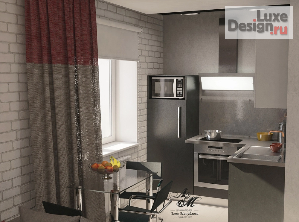 Дизайн интерьера квартиры "Проект квартиры в стиле лофт" (фото 2)