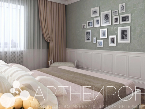 Дизайн интерьера спальни в Барнауле "Дизайн интерьера спальни "