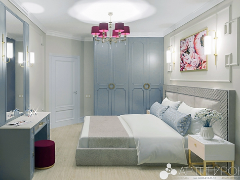 Дизайн интерьера спальни в Барнауле "Дизайн интерьера спальни"