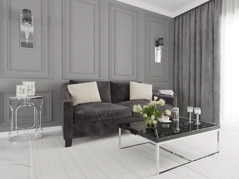 Дизайн интерьера комнаты в Барнауле "Проект гостиной"