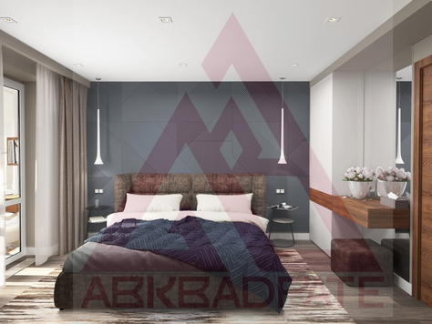 Дизайн интерьера квартир в Барнауле "Спальня в двушке Барнаул"